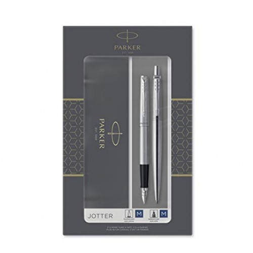 clicca su immagine per consultare dettagli, vedere altre foto e ordinare PENNA REGALO PARKER GIFT SET DUO JOTTER: SFERA E STILO