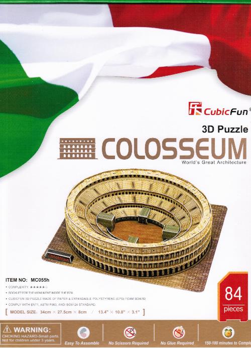 clicca su immagine per consultare dettagli, vedere altre foto e ordinare PUZZLE 3D COLOSSEO COLOSSEUM 