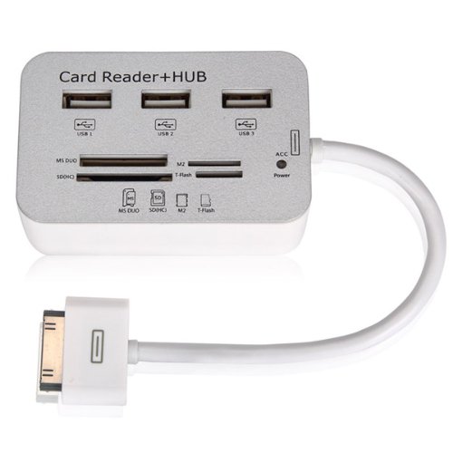 Card Reader 3x HUB Camera Connection ipad