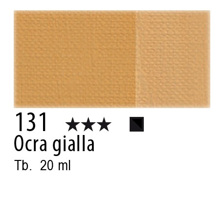 Tempera Maimeri TEMPERA FINE colore ocra giallo da 20 ml..