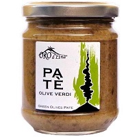 Patè di Olive Verdi 100% Prodotto Puro.
