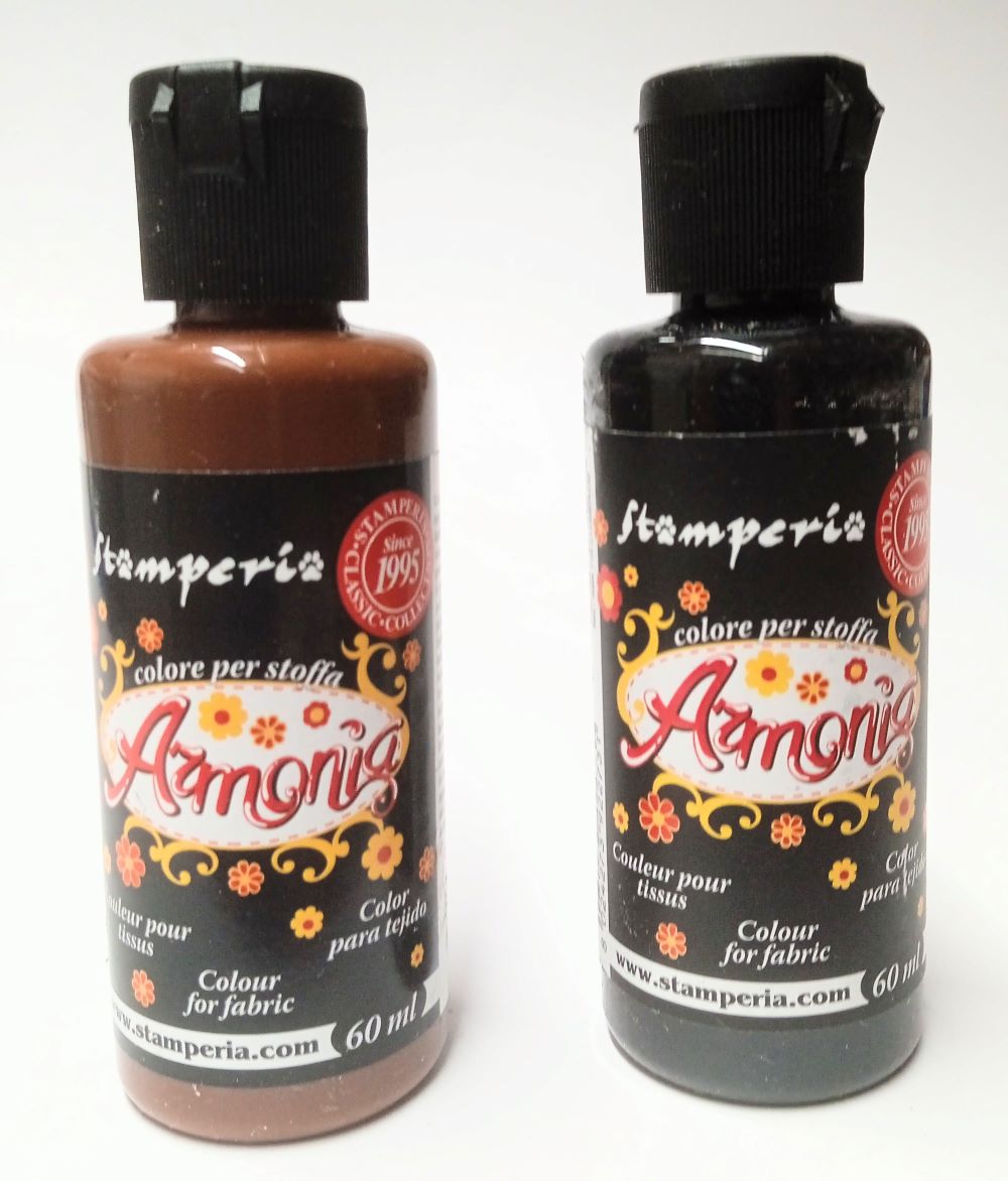 Stamperia 1 Colore per stoffa Stamperia Armonia 60ml. - Tinte SCURE 8024273922700