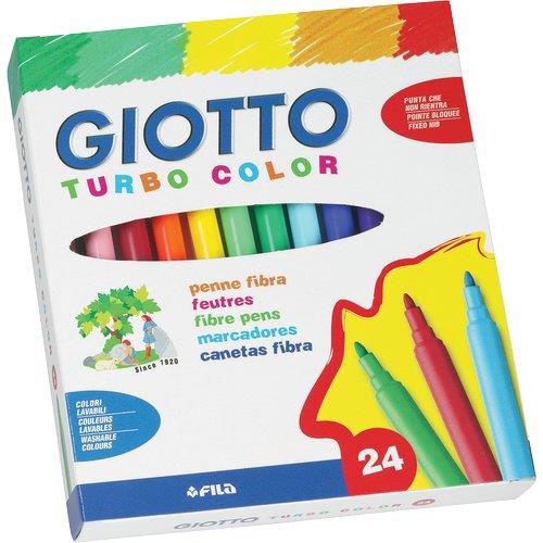 Colori a Spirito da 24 Giotto Turbo Color pennarelli da 24