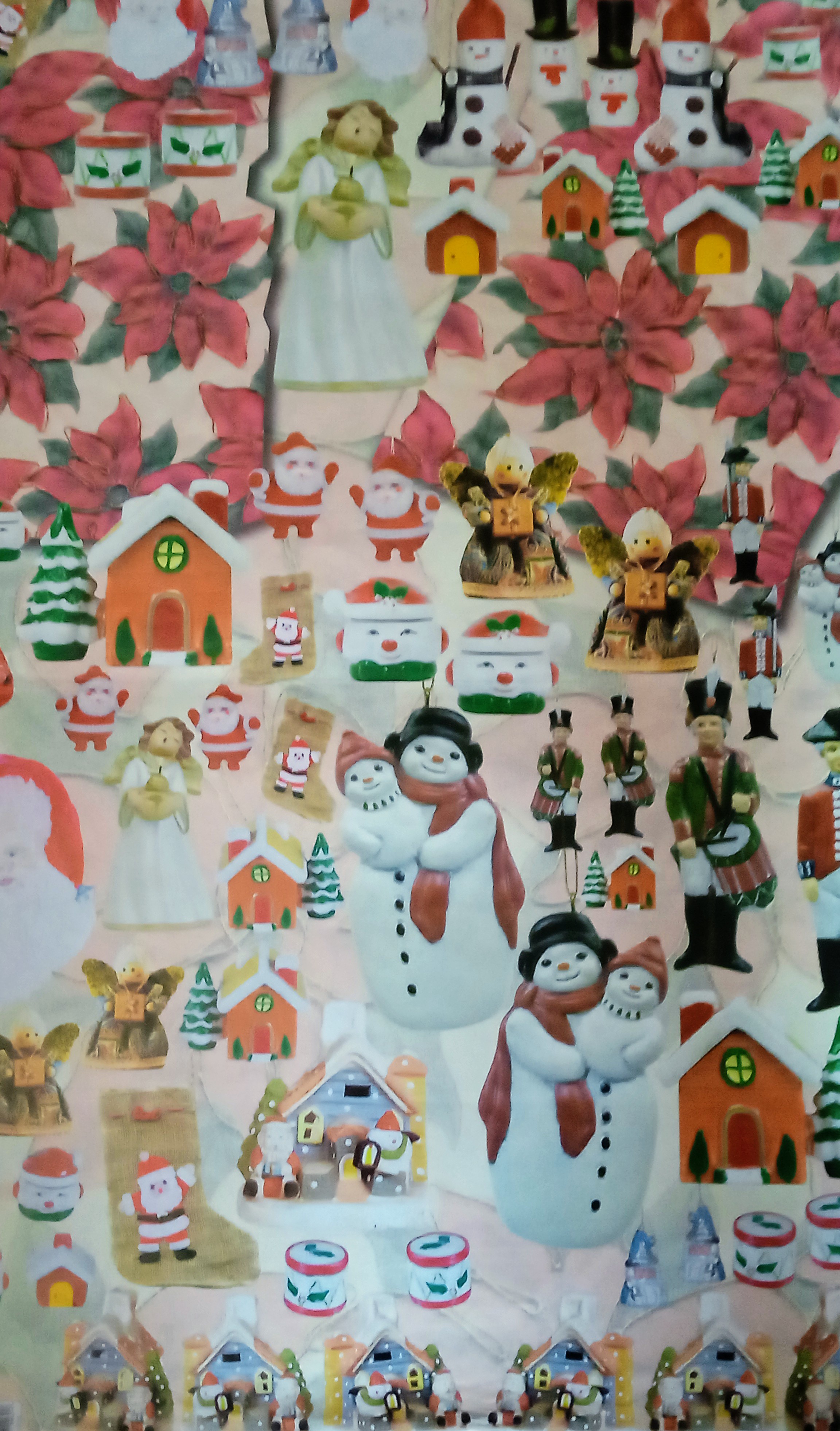 Carta per decoupage 50x70 -  fig.145 fantasie natalizie