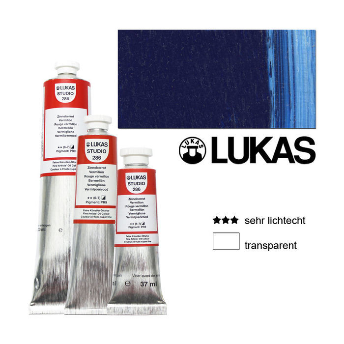 OLIO PROFESSIONALE LUKAS STUDIO 37ML - GR. 1 BLU SCURI