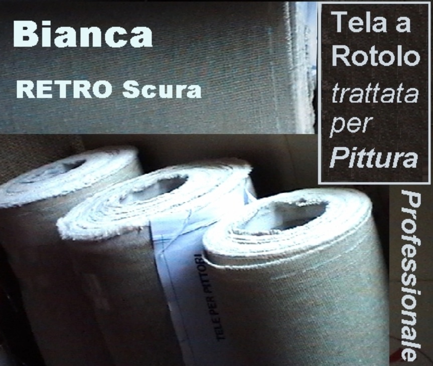Tela Rotolo Pittura mt10x1,6 - TELA SCURA ITALIANA