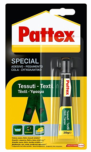 clicca qui per rientrare su Pattex Adesivo speciale per tessuti, Colla speciale per tess