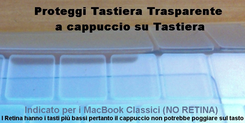 Proteggi tastiera MacBook 13