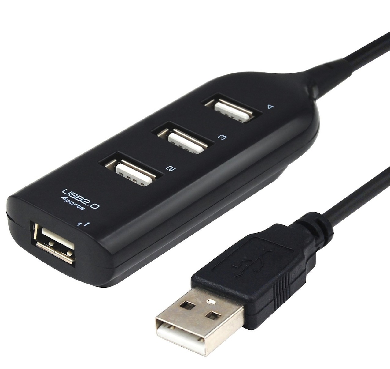 Hub USB a 4 porte sottile USB 1