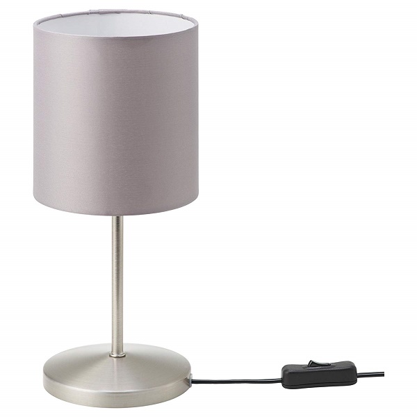 ikea Ikea, Ingared, lampada da tavolo in acciaio spazzolato 