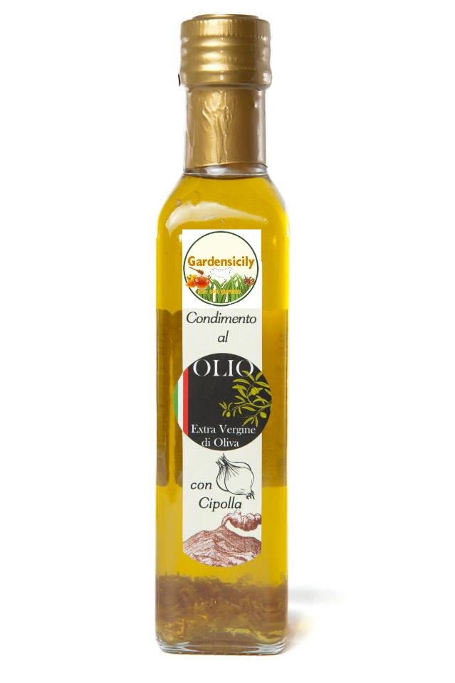 clicca su immagine per consultare dettagli, vedere altre foto e ordinare Olio Extravergine d’Oliva con Cipolla - 100% Italiano