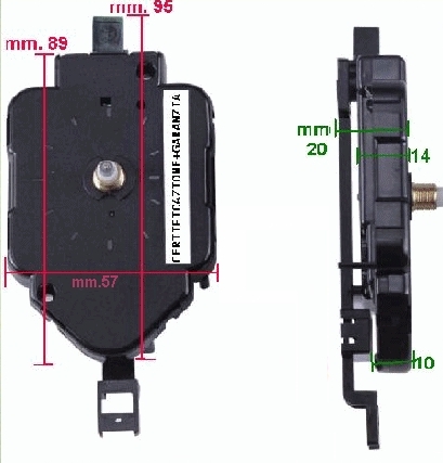 Swiz-Ost TOP Quality MOVIMENTO OROLOGIO A PENDOLO PREDISPOSIZIONE BASCULANTE 