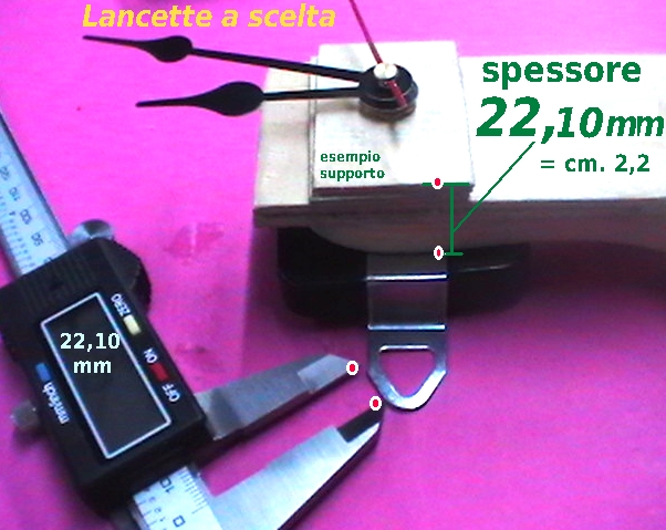 ordina Meccanismo Altissimo per Spessori 2,2 cm  MOVIMENTO CLASSIC 