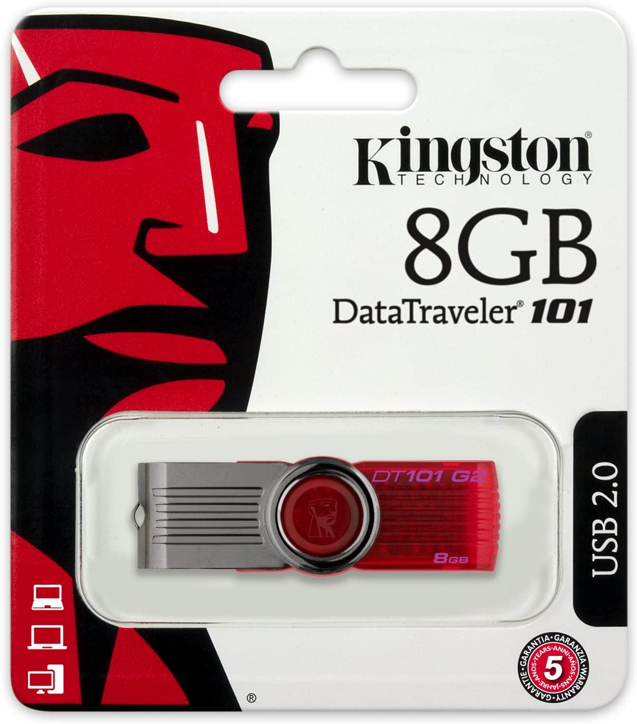 Chiavetta USB Flash Drive Data Traveler 101 - 8 gb