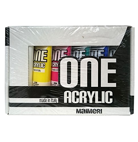 maimeri ONE ACRYLIC MAIMERI 6 TUBI DA 120 ML. CAD 8032810180223