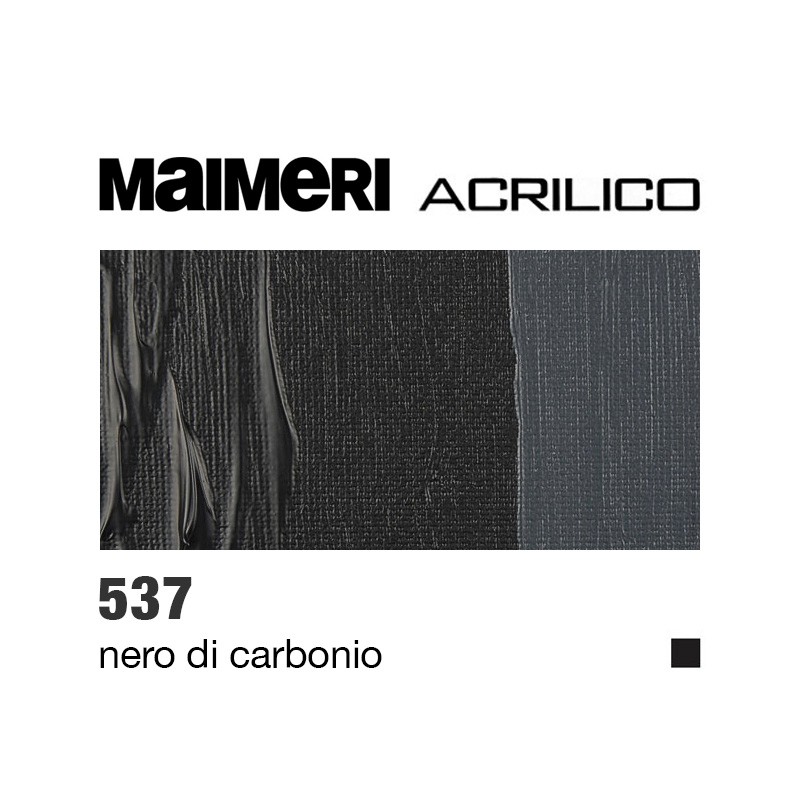 Maimeri Acrilico 500 ML. Nero Intenso