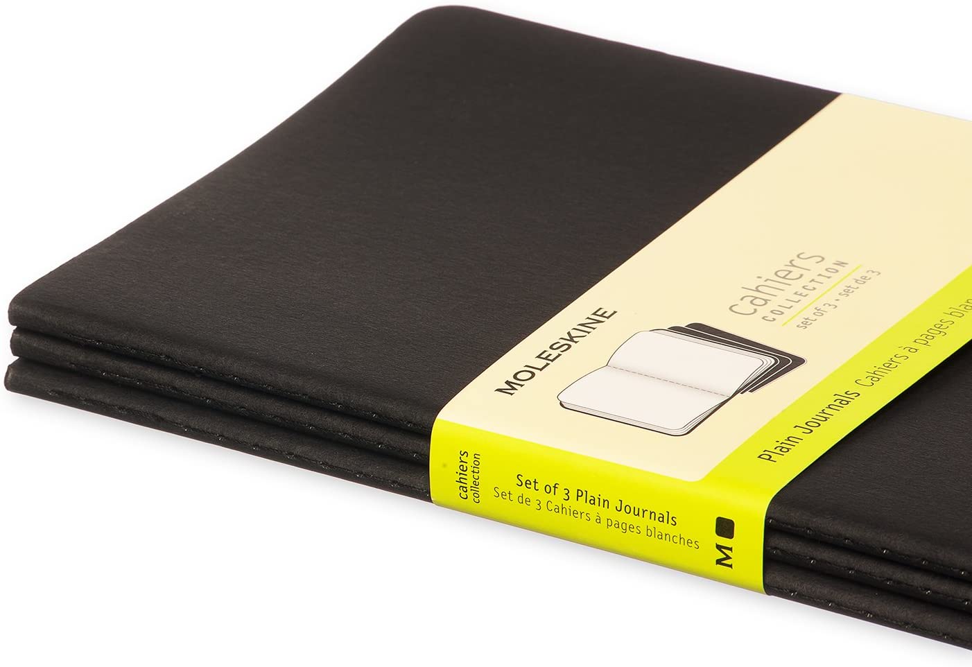 ordina Moleskine Taccuino Set 3 con Pagina Bianca, Cuciti