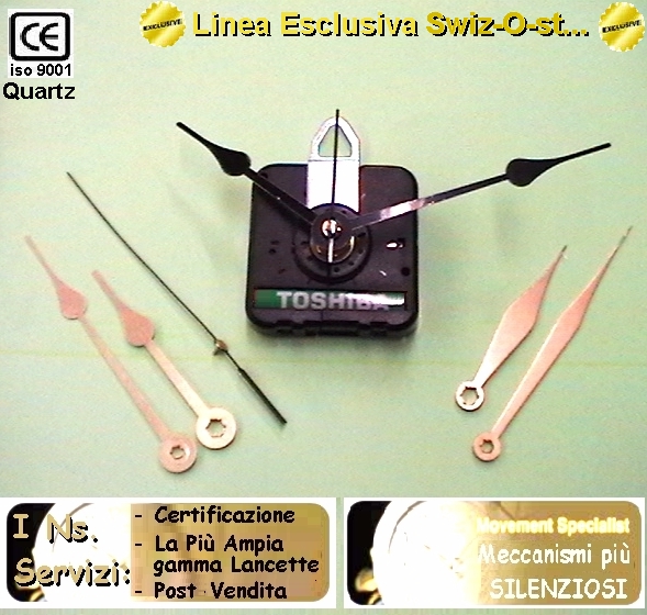 linea TOP Sw.J 50 Meccanismi orologio J-TOP 