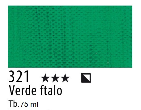 Maimeri colore Acrilico extra fine Verde Ftalo 321 - 75ml