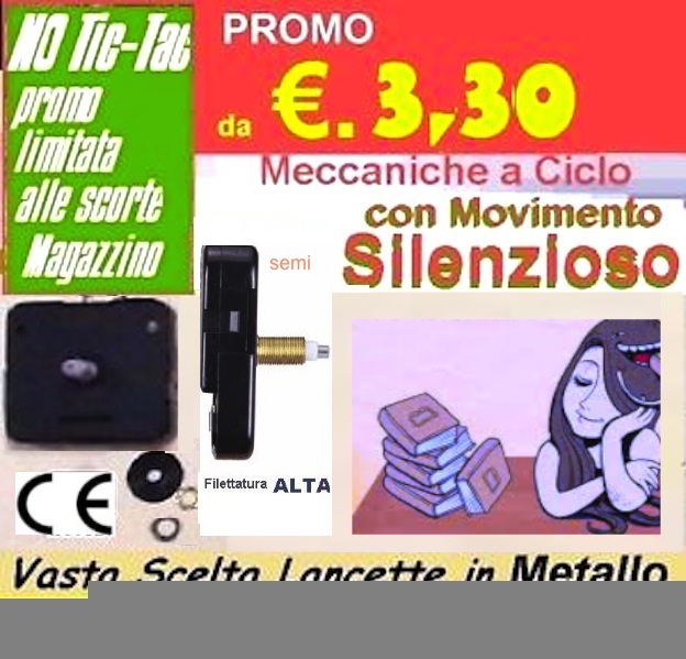 40 MECCANICHE s.silenziose fil alta B22  introvabili24 