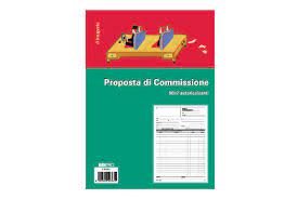 ordina BLOCCO COPIA COMMISSIONI 29X21 50fg 2 copie autoricalcanti