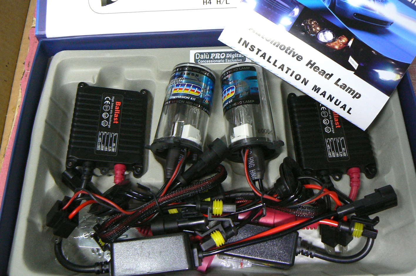 KIT BIXENON XENO XENON FARO AUTO H4  introvabili24 