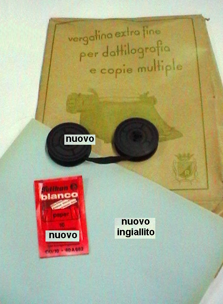 3 nastri comp.Olivetti + kit 