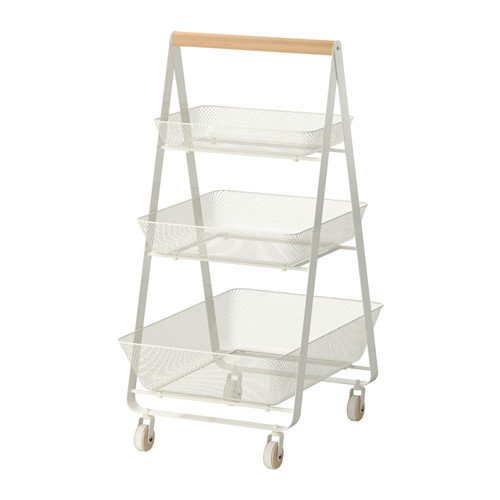 ikea Ikea Risatorp carrello da cucina, bianco 