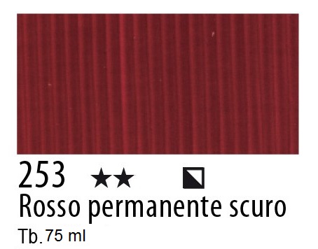 Maimeri colore Acrilico extra fine Rosso Perm. Scuro 253