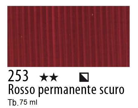 MAIMERI Maimeri colore Acrilico extra fine Rosso Perm. Scuro 253 