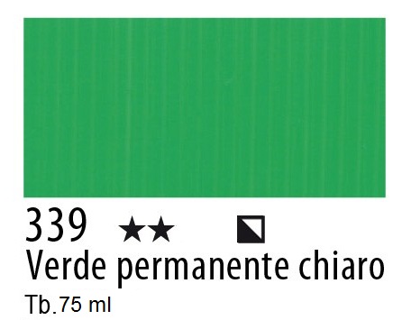 MAIMERI Maimeri colore Acrilico extra fine Verde Perm. Chiaro 339 