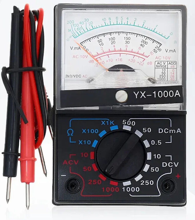 Tester multimetro puntatore analogico Tascabile preciso