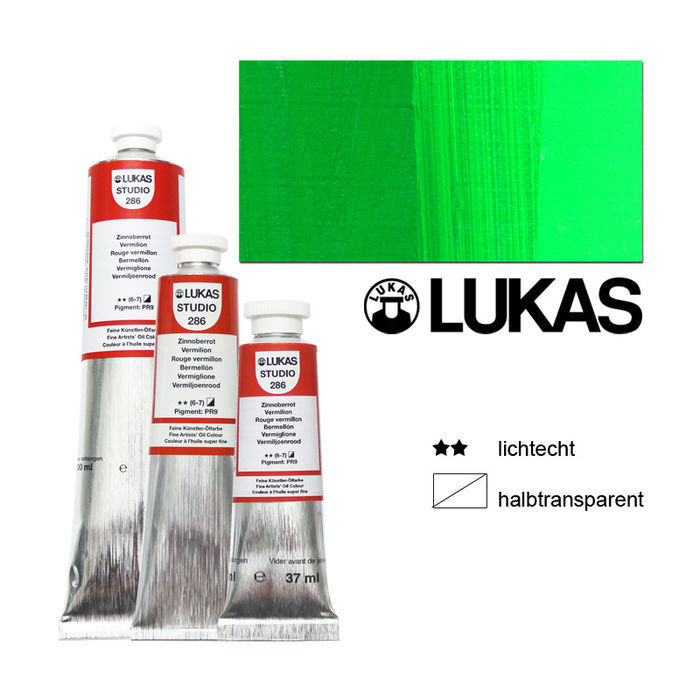 clicca su immagine per consultare dettagli, vedere altre foto e ordinare OLIO PROFESSIONALE LUKAS STUDIO 37ML - GR. 2 verde permanent