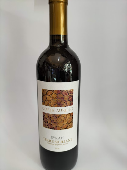 Vino Rosso SYRAH Terre Siciliane IGP Corte Aurelio 75 cl