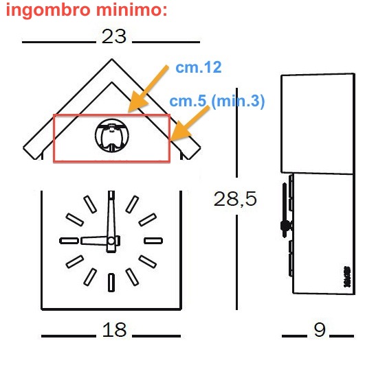 ordina Meccanica Cucù (senza OROLOGIO) 