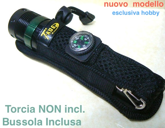 Custodia Porta Torcia LED Elettrica .