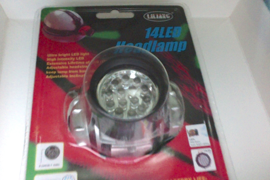 TORCIA FRONTALE da 14 LED: x pesca, bici 