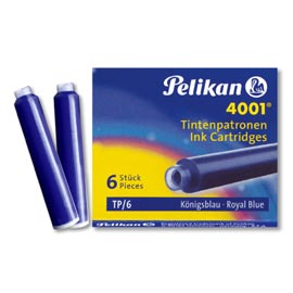 PELIKAN Pelikan 4001 cartucce inchiostro TP/6 - Cartridges  Per magg 4012700301178