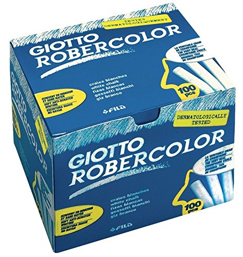 100 Gessetti COLORATI per Lavagna Rotondi Giotto Robercolor .