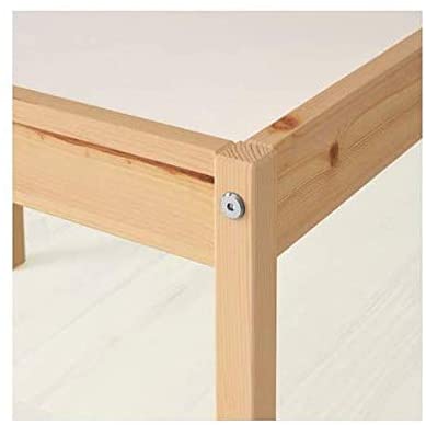 ordina Ikea Latt Tavolo per Bambini con 2 sedie, Bianco, Pino, Kief