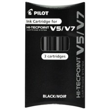 PILOT V5 BEGREEN REFILL SET 3 REFILL NERO