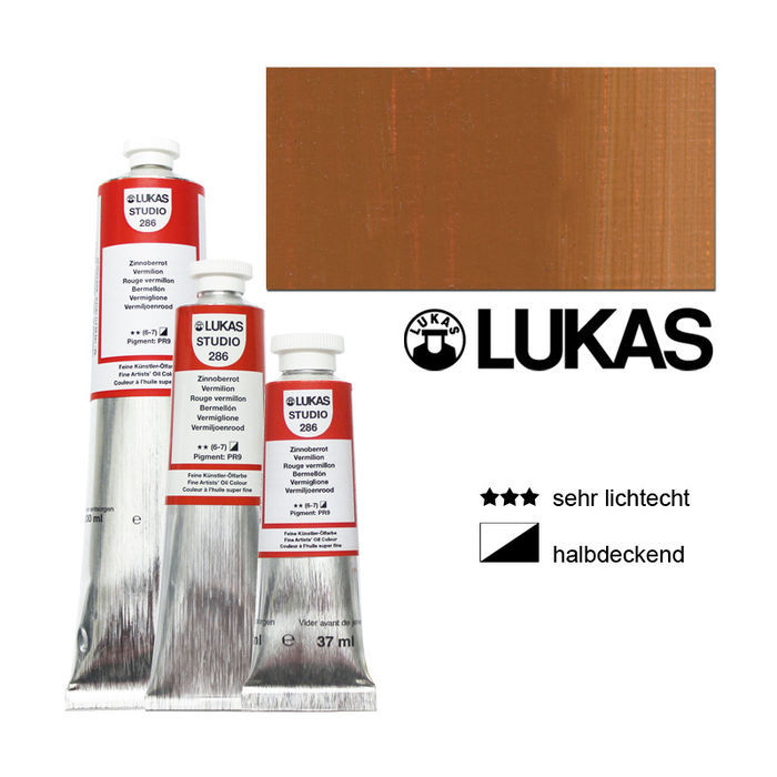 LUKAS OLIO PROFESSIONALE LUKAS STUDIO 37ML - GR. 1 TERRA SIENA 4001128005256