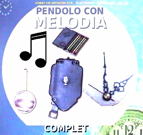 Pendolo Melodia Lancette GOTICHE Ab-e - Kit con più p