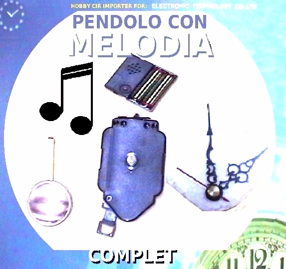 Pendolo Melodia Lancette GOTICHE Ab-e - Kit con più p introvabili24 