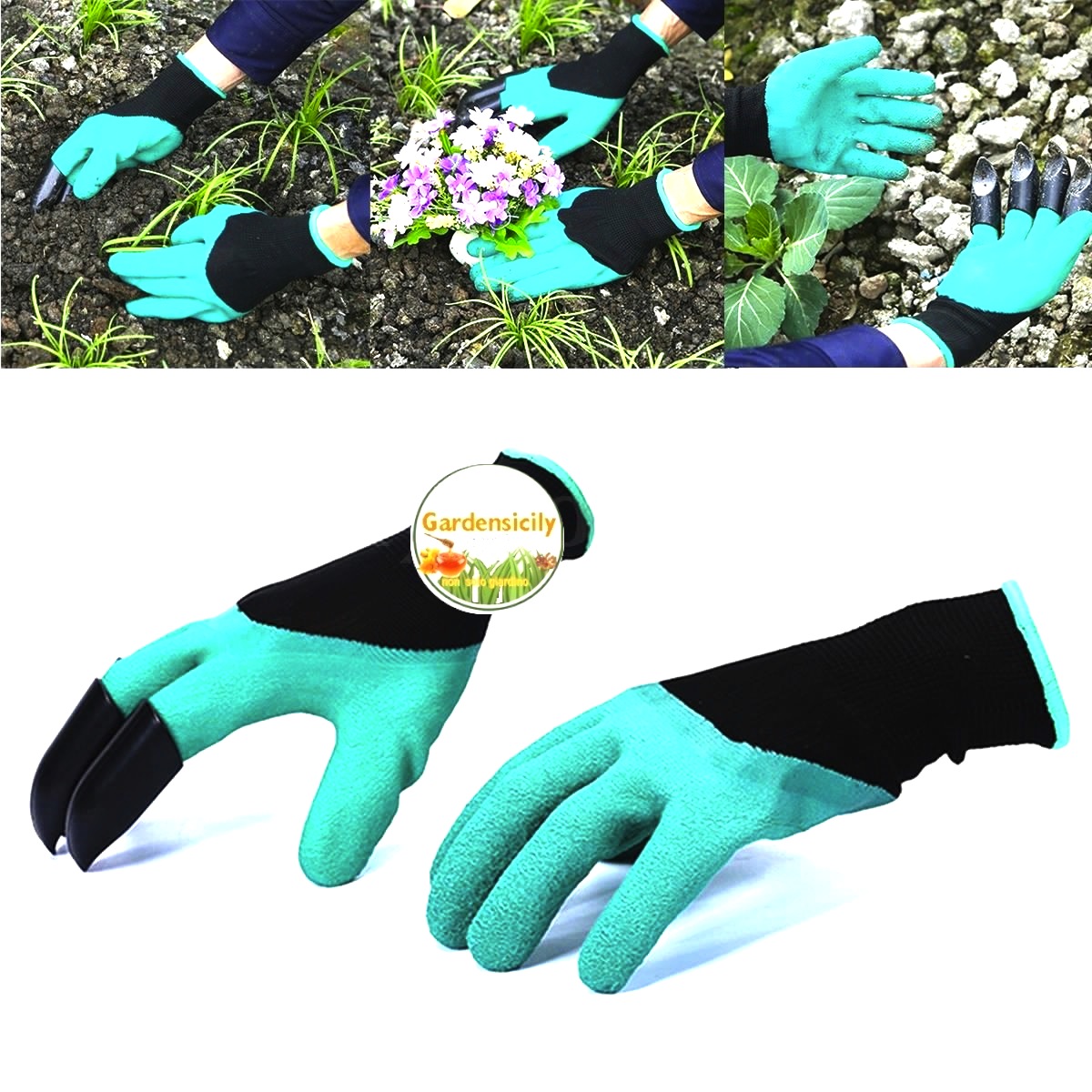 clicca qui per rientrare su Guanti da Giardino GENIALE con Artigli , Unisex