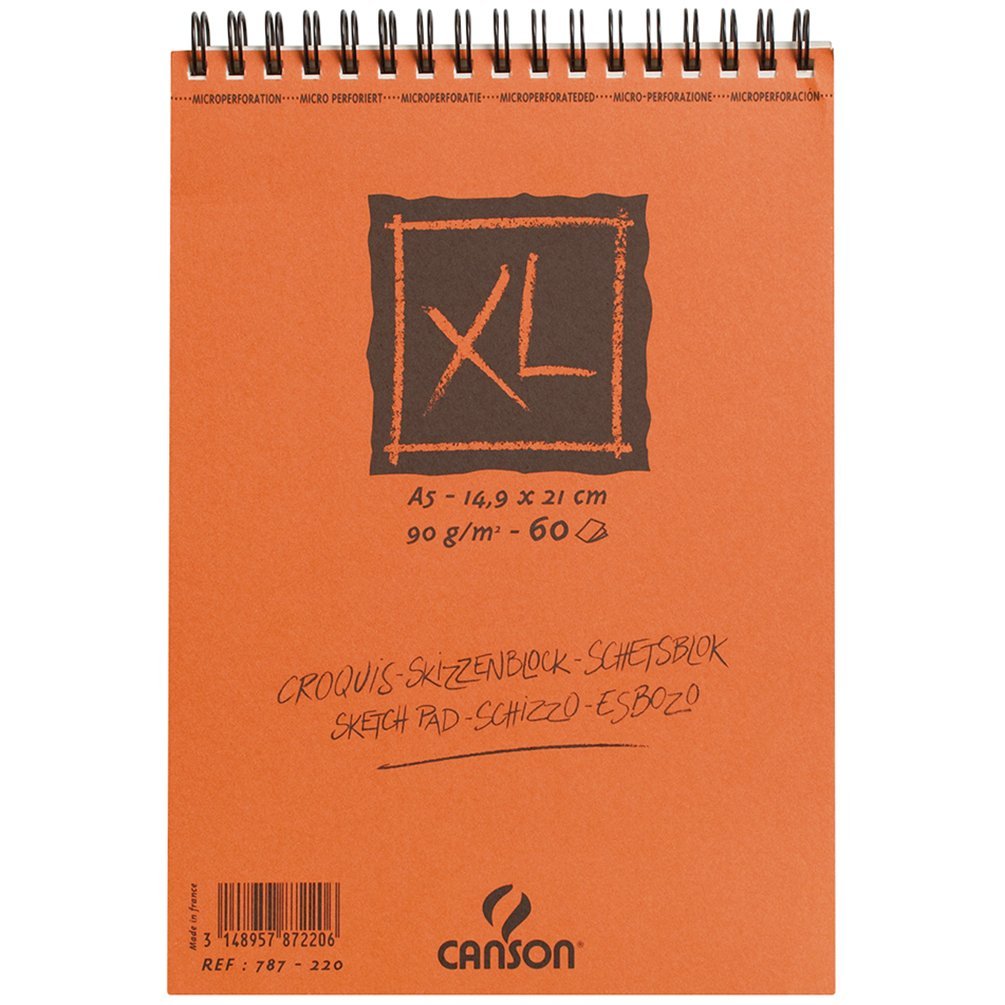 Canson 787220 Album Schizzo, XL, A5, 60 Fogli 14,8x 21 cm