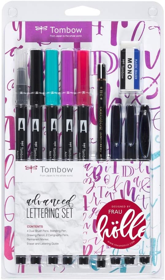 Tombow LS-ADV Set per Scrittura Calligrafica.