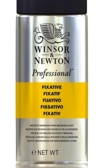W&N Fissativo Spray per Pastelli, Carboncino e Grafite 400ml.