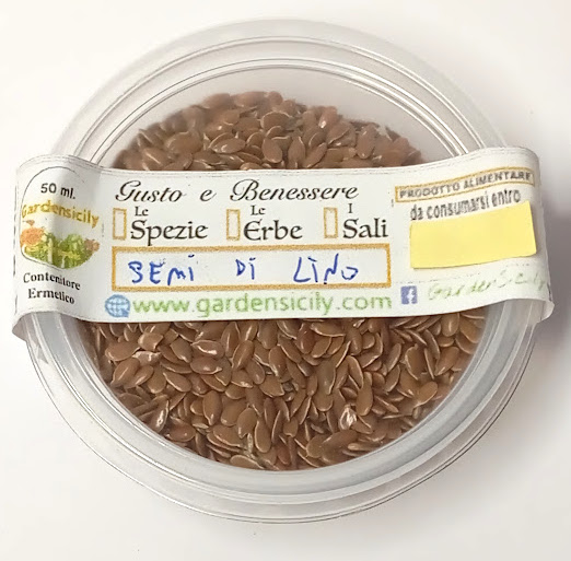 Spezie Semi di Lino da 50 ml.  Spezia di Lino Fine