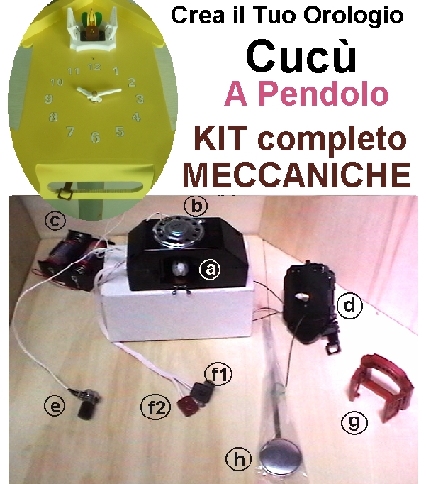 Meccanica Cucù con OROLOGIO PENDOLO introvabili24 